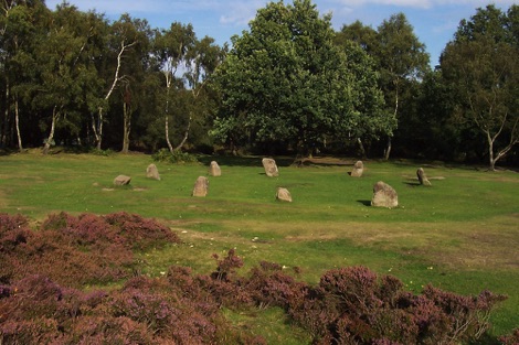 Nine Ladies stone circle, Stanton Moor